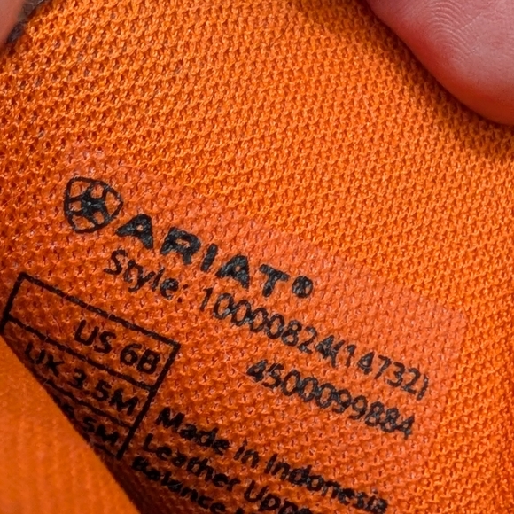 Ariat Brand - Embroidered Brown Leather Cowgirl / Cowboy Boots - Size Women's 6 - Picture 5 of 6